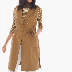 CHICO'S TRENCH COAT VEST